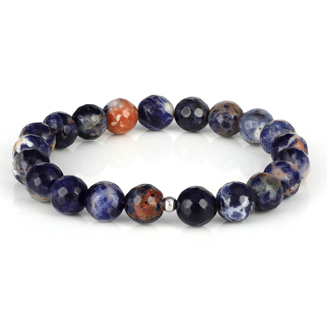 Orange Sodalite Stretch Bracelet