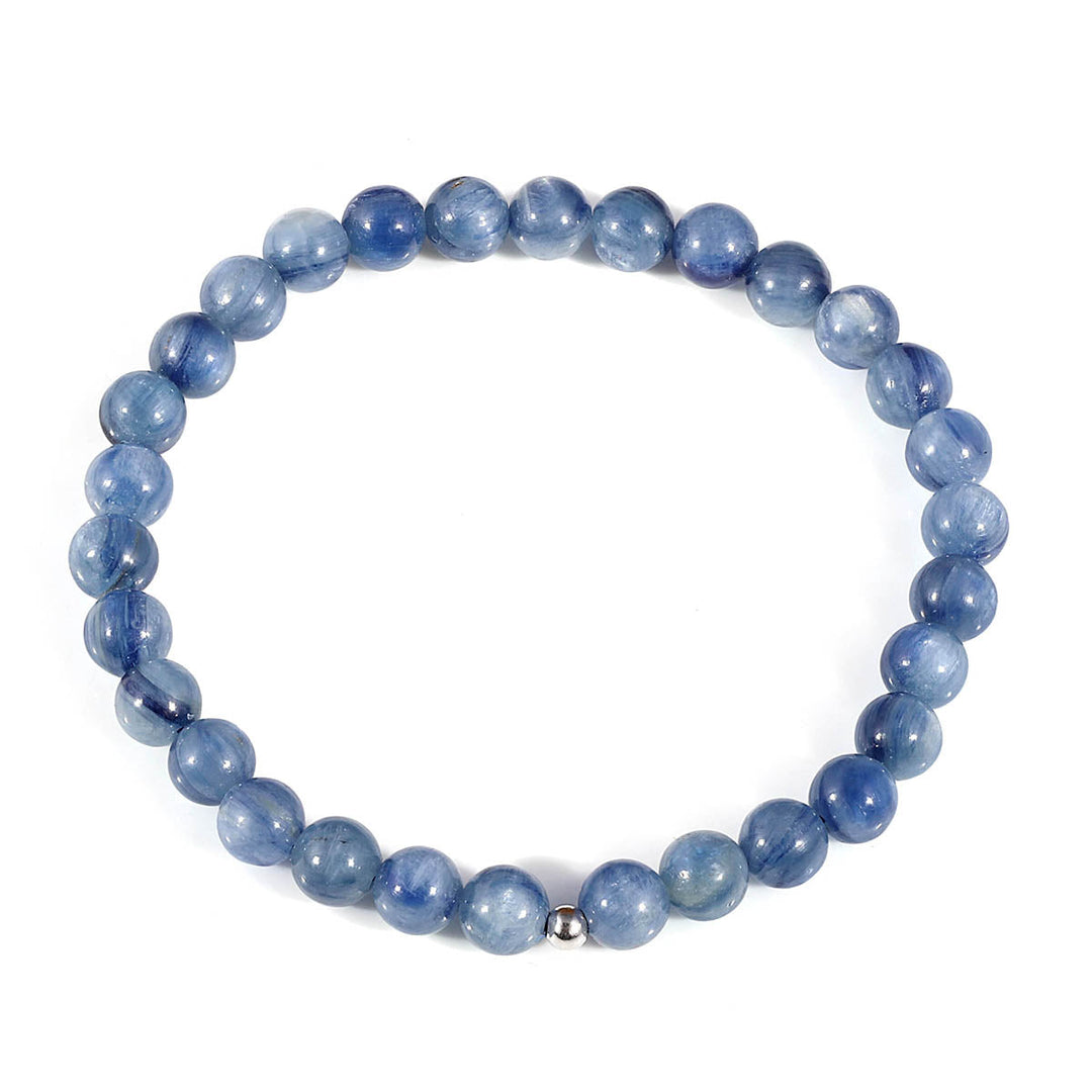 Kyanite Beads Stretch Bracelet