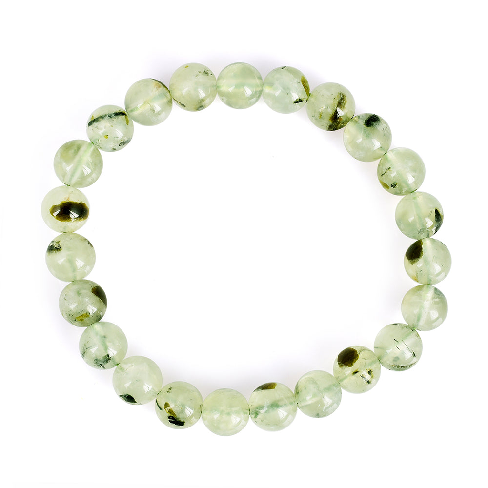 Prehnite Unisex Stretch Bracelet