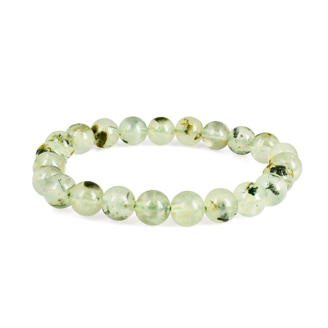 Prehnite Unisex Stretch Bracelet