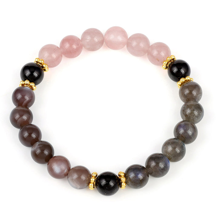 Multi Gemstone Beads Stretch Bracelet
