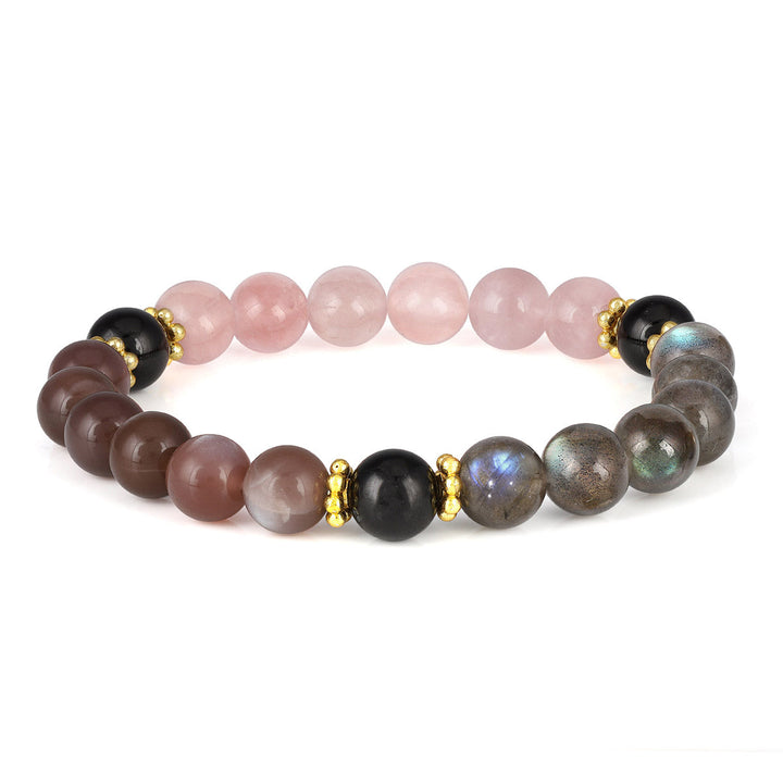 Multi Gemstone Beads Stretch Bracelet