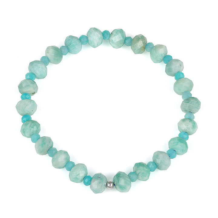 Amazonite Beads Stretch Bracelet