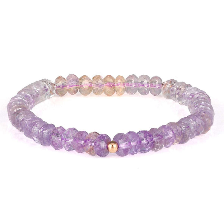 Ametrine Beads Stretch Bracelet