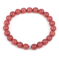 Thulite Beads Stretch Bracelet