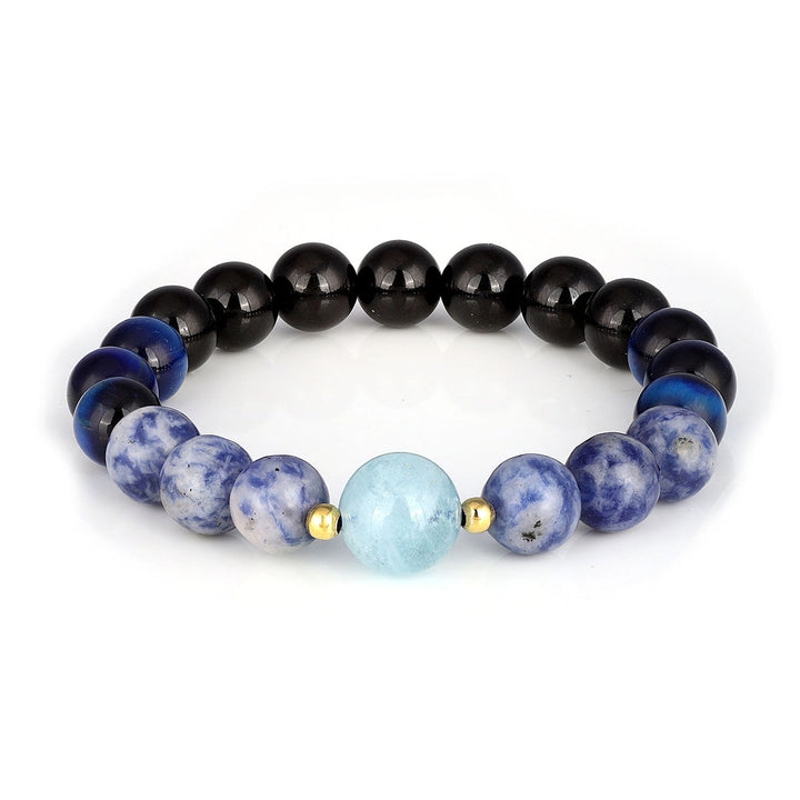 Multi Gemstone Beads Stretch Bracelet