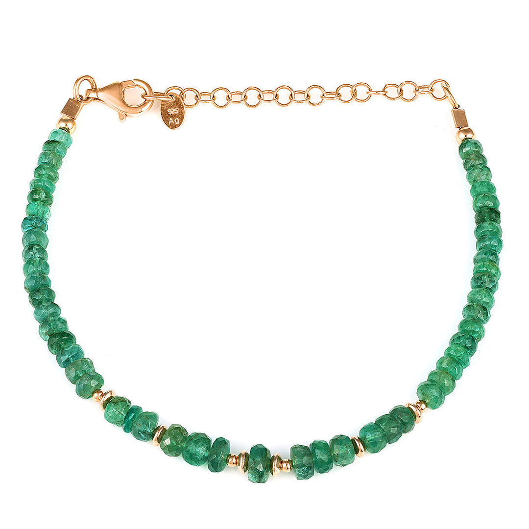 Sterling Silver Emerald Bracelet