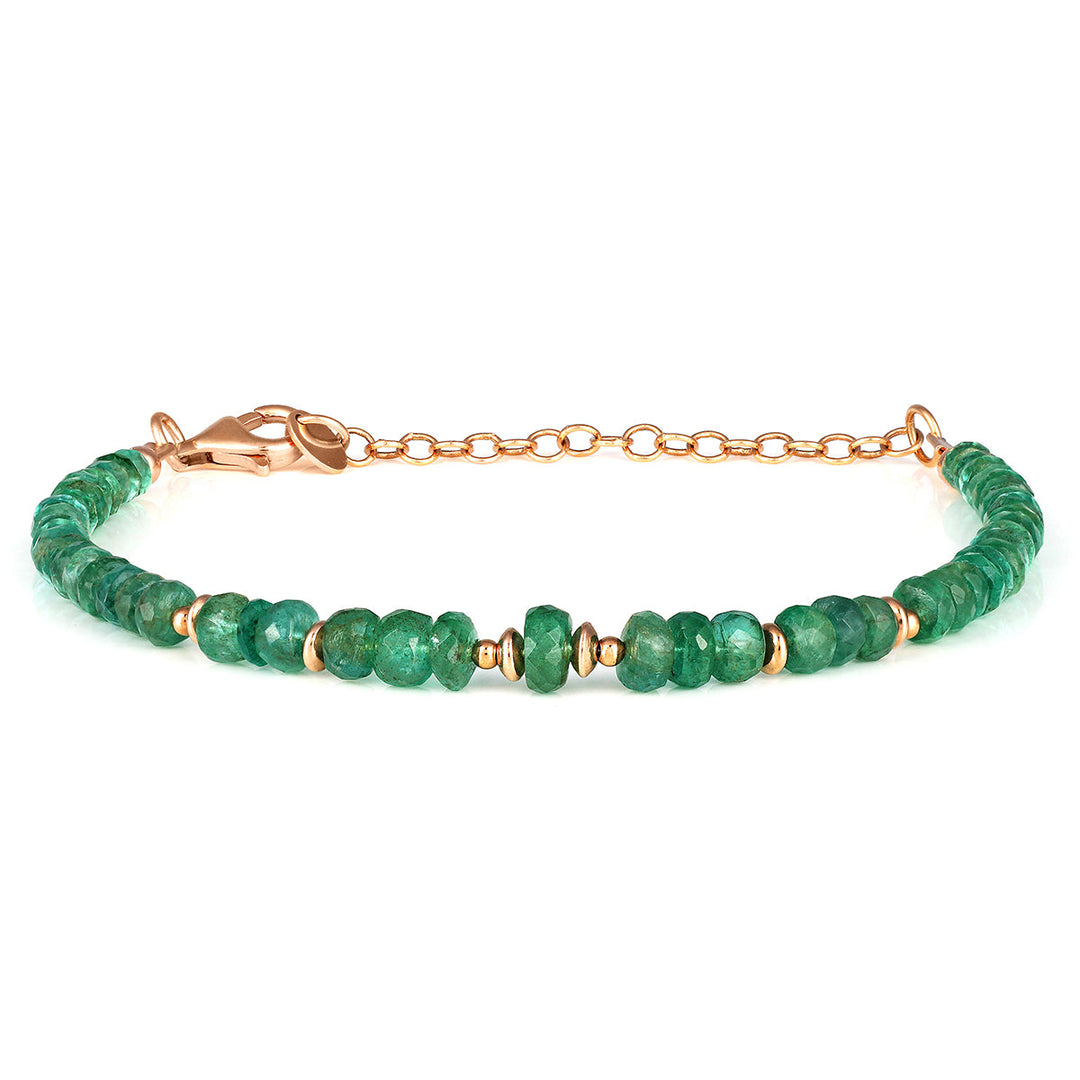 Sterling Silver Emerald Bracelet