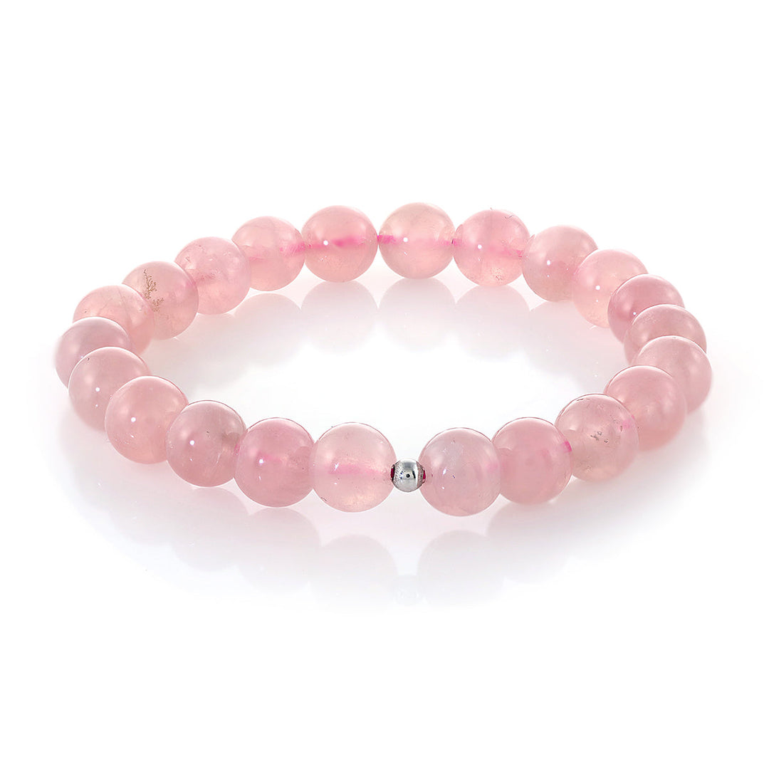 Rose Quartz Beads Stretch Bracelet