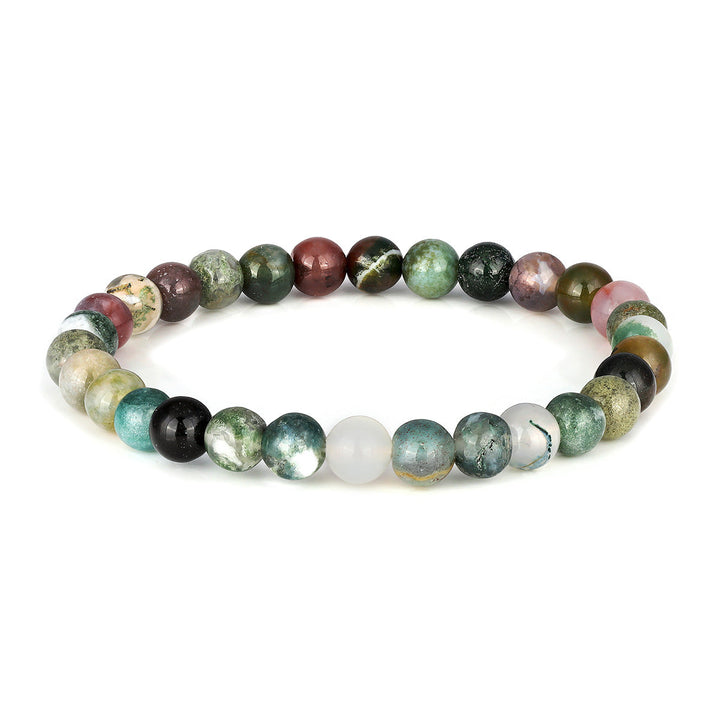 Indian Agate Stretch Bracelet