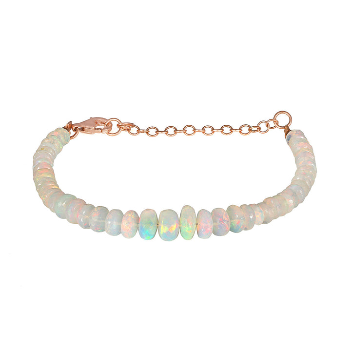 Ethiopian Opal Silver Bracelet