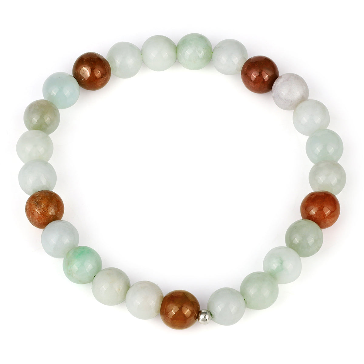 Jadeite Beads Stretchable Bracelet