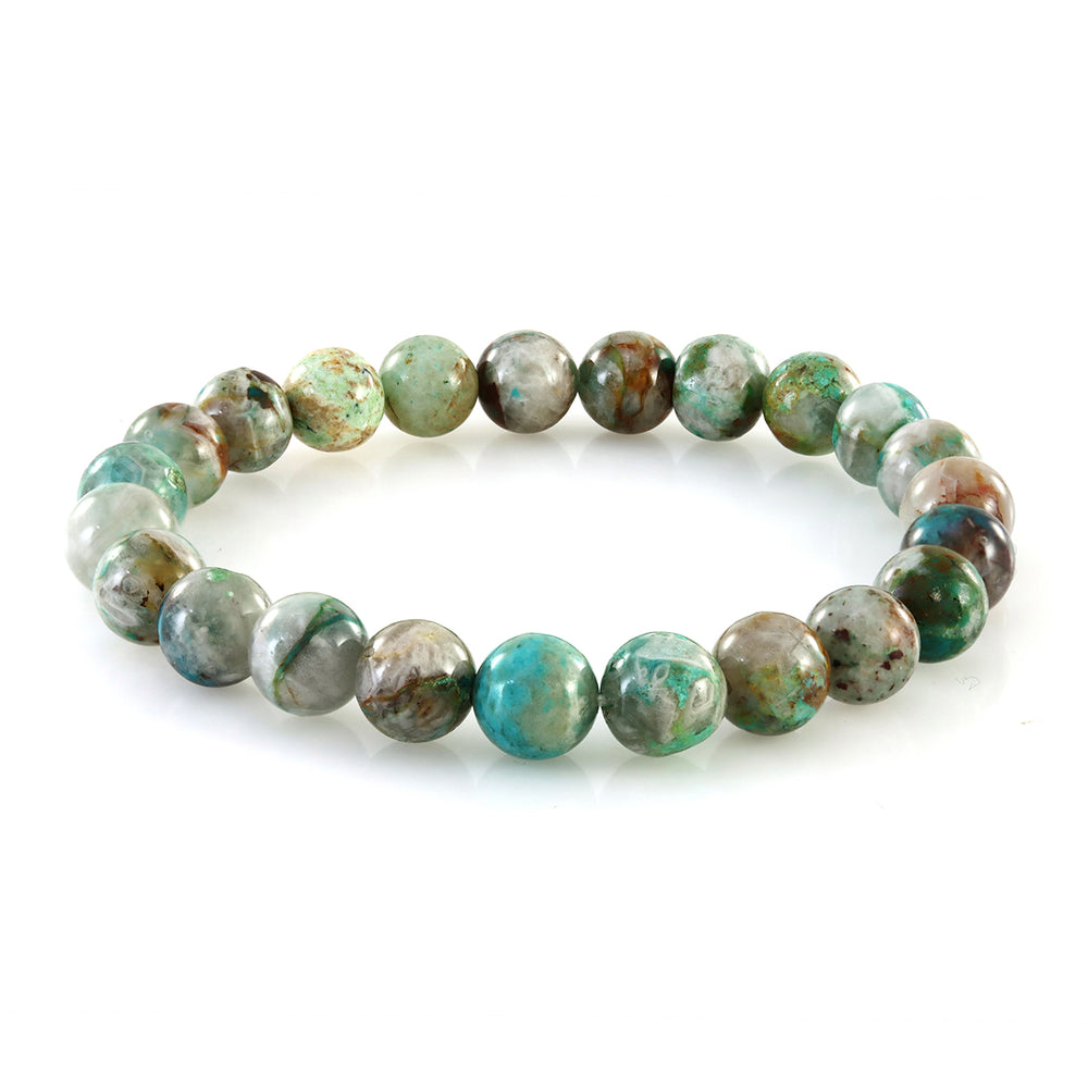 Chrysocolla Unisex Stretch Bracelet