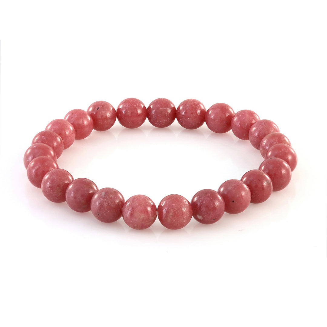 Thulite Beads Unisex Stretch Bracelet