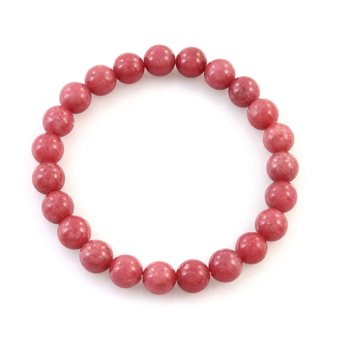 Thulite Beads Unisex Stretch Bracelet