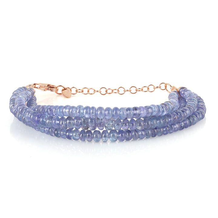 Tanzanite Layered Silver Bracelet