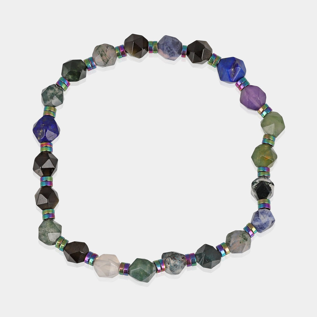 Multi Gemstone Stretch Bracelet