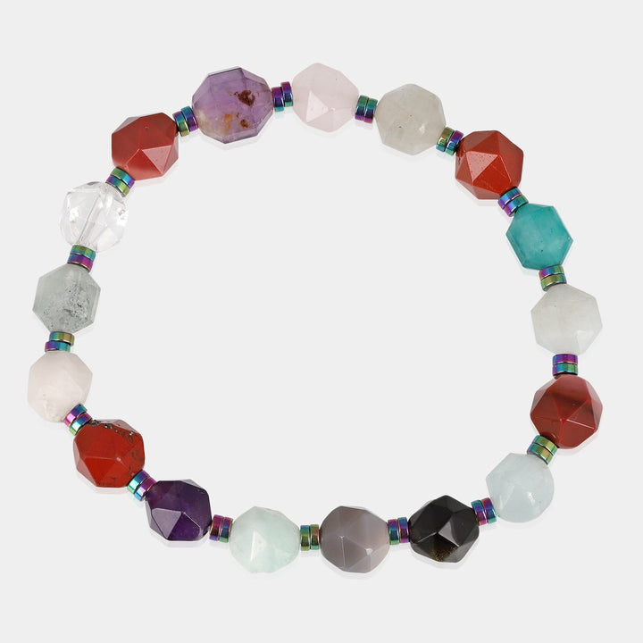 Multi Gemstone Stretch Bracelet