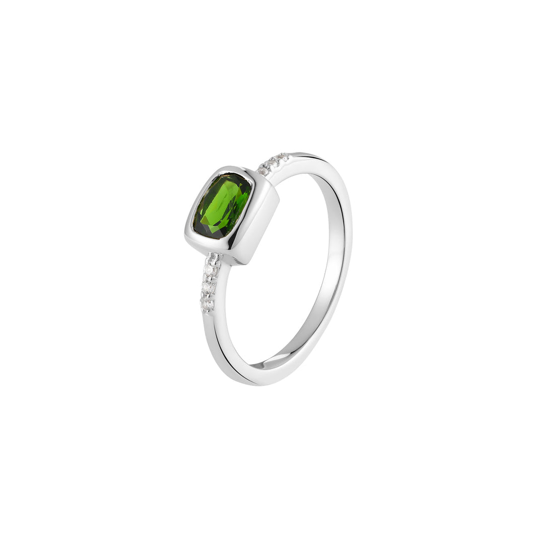 Chrome Diopside with Accents Ring