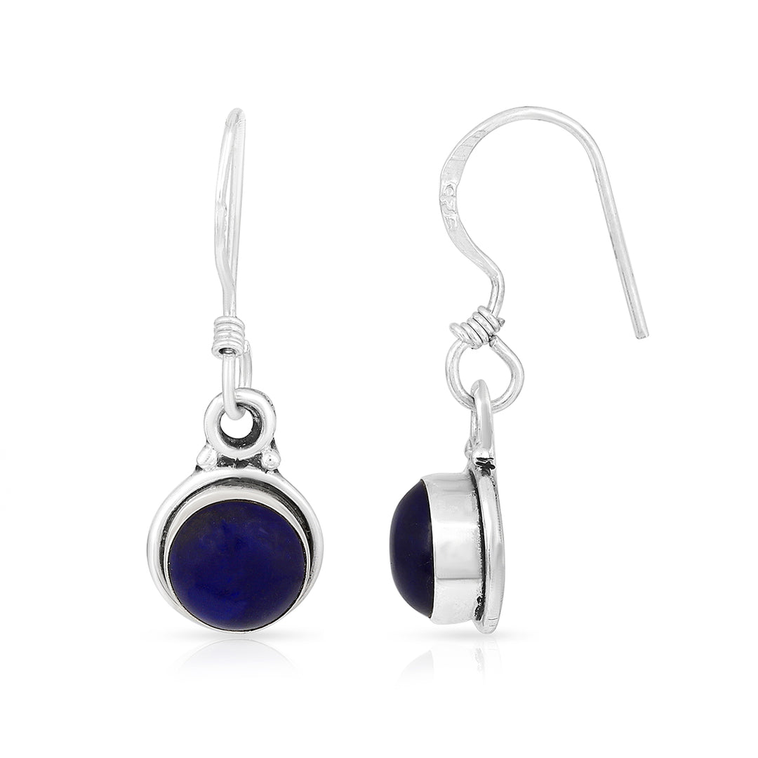 Lapis Lazuli Handmade Silver Earrings