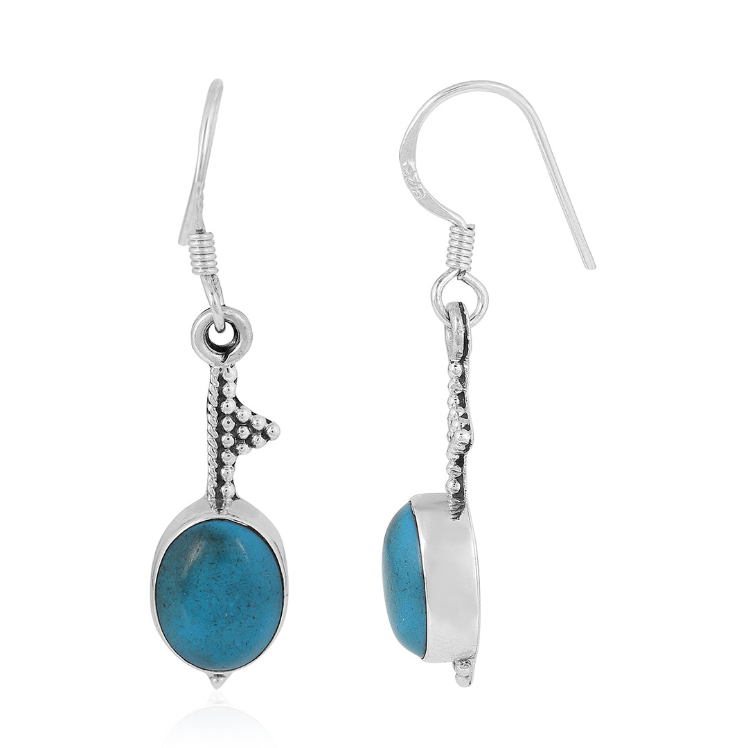 Turquoise Handmade Dangle Earrings