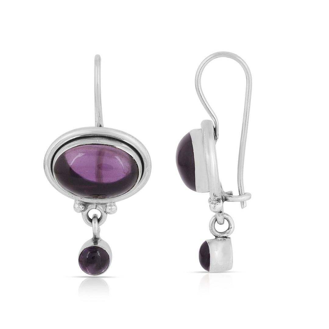 Amethyst Handmade Dangle Earrings