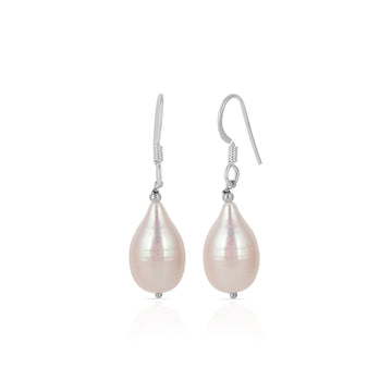Pearl Teardrop Beads Dangle Earrings