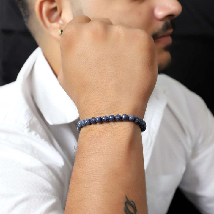 Blue Sapphire Stretch Bracelet