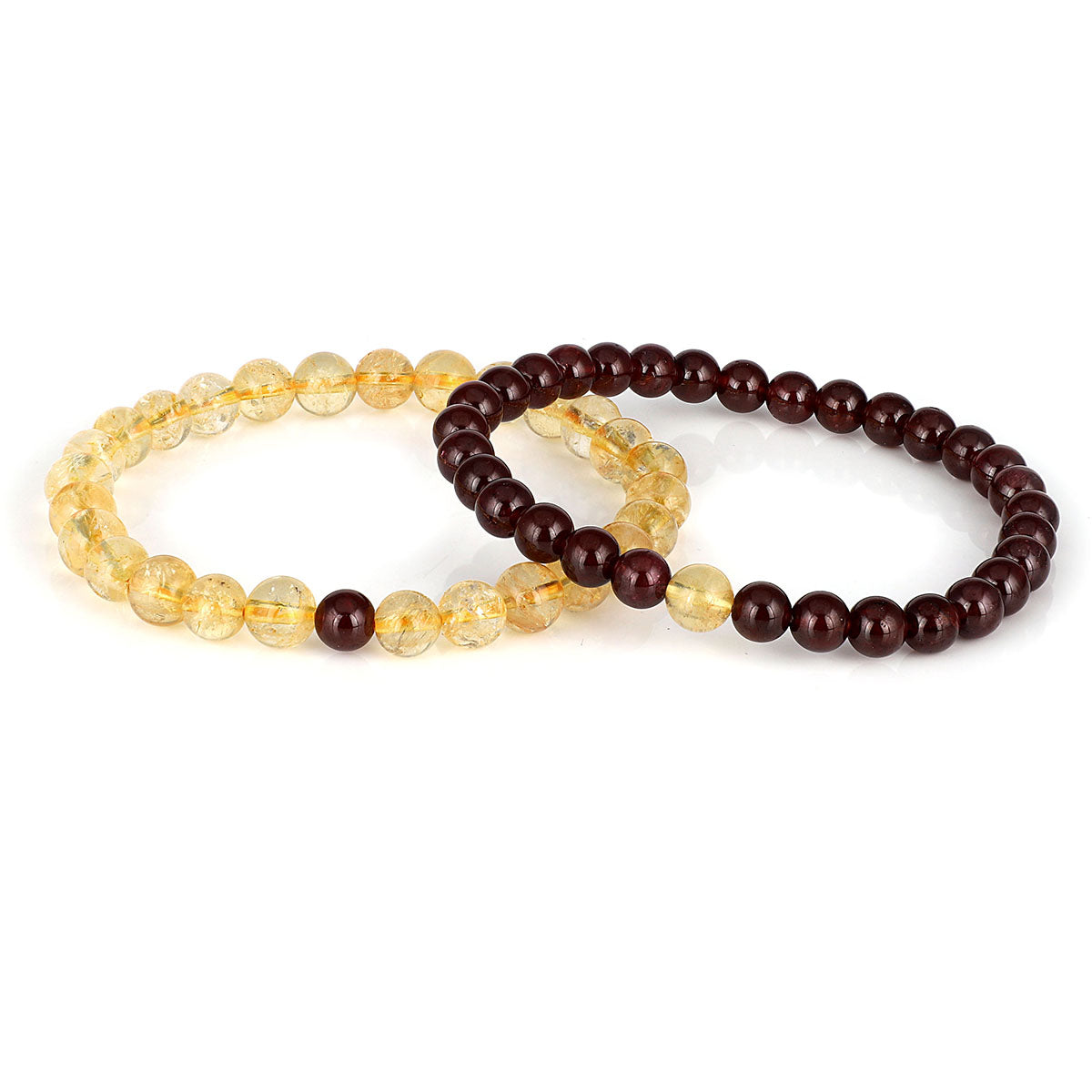 Garnet and shop citrine bracelet