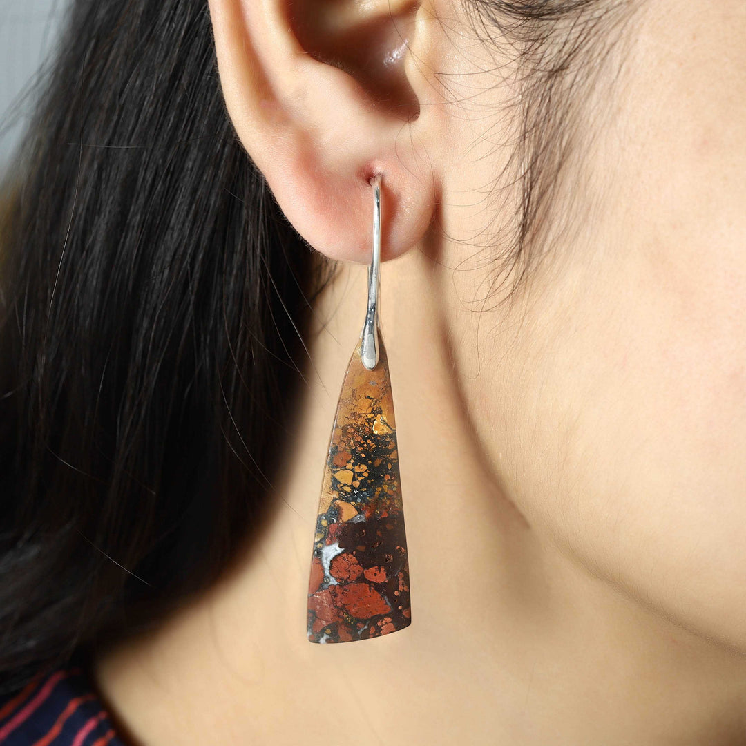 Maligano Jasper Stone Earrings