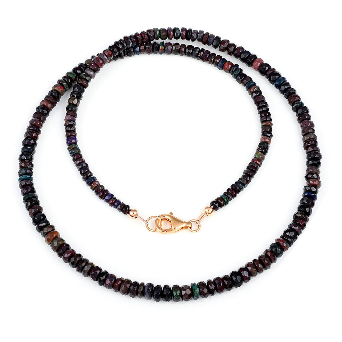 Ethiopian Black Opal Choker Necklace