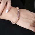 Moonstone Beads Stretch Bracelet