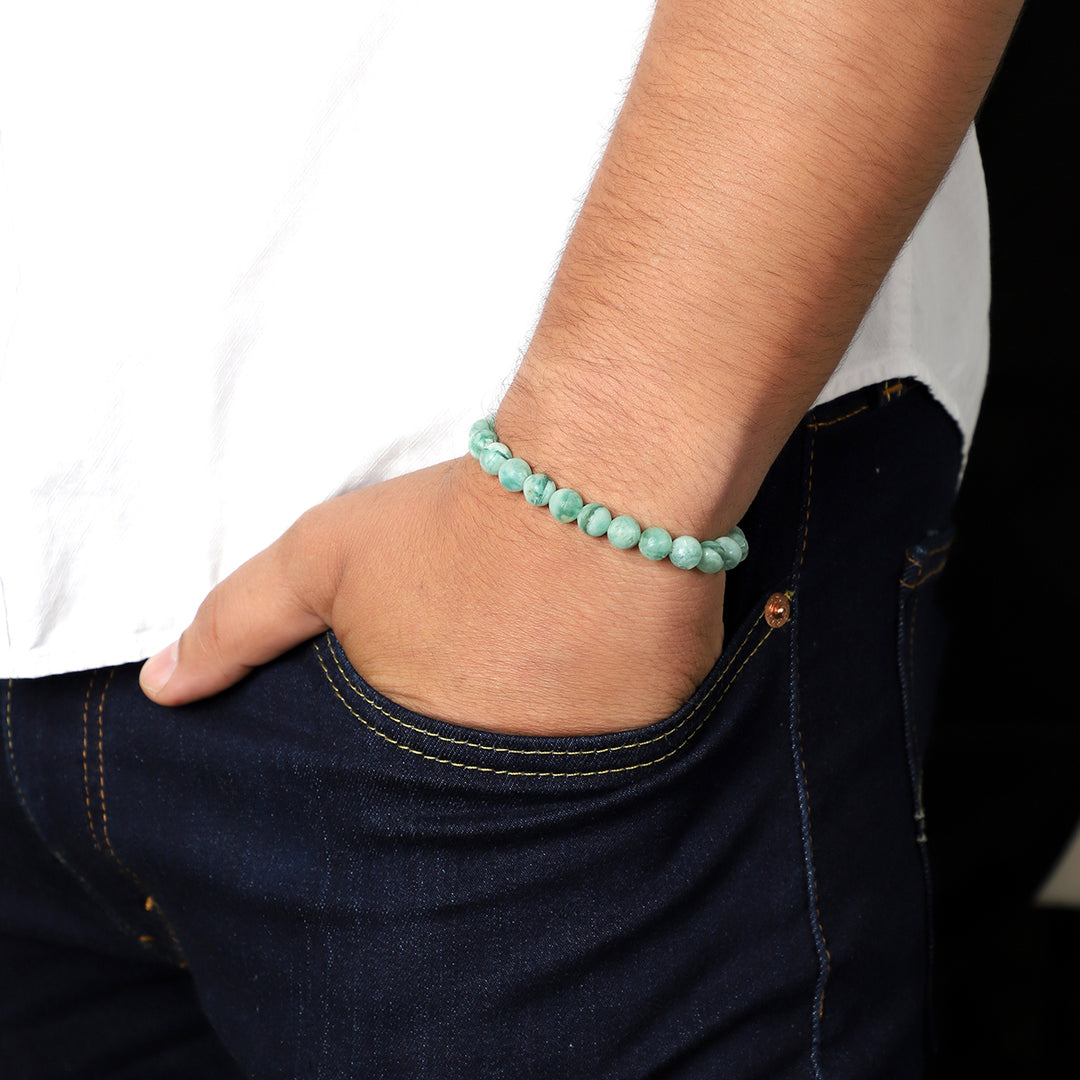 Green Quartz Stretch Bracelet