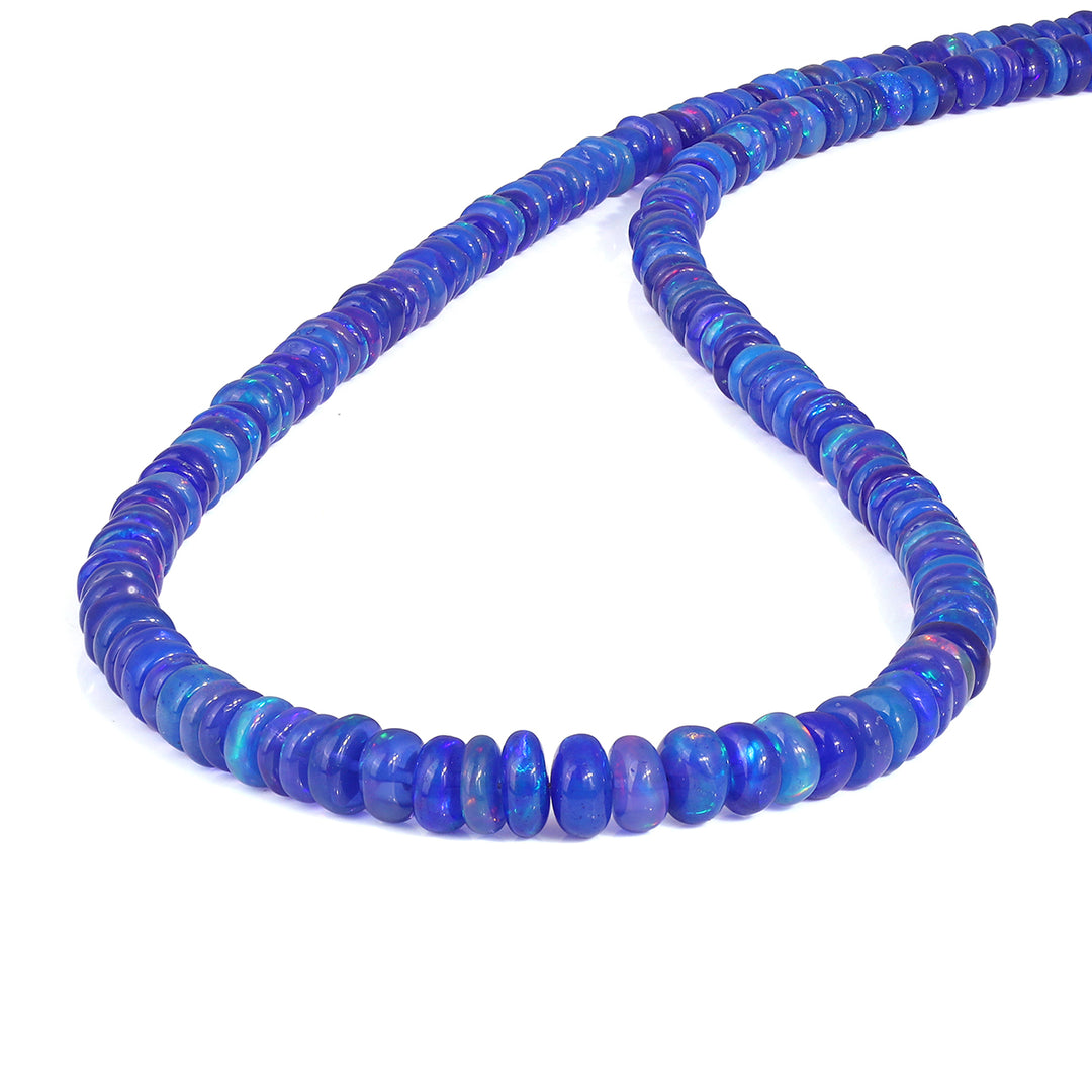 Ethiopian Blue Opal Choker Unisex Necklace