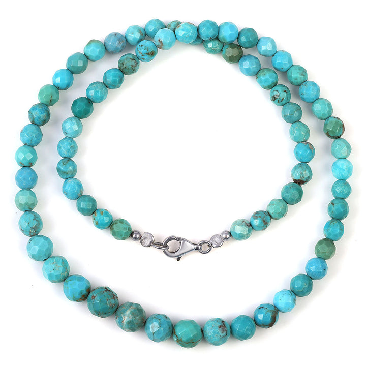 Sterling Silver Turquoise Unisex Necklace