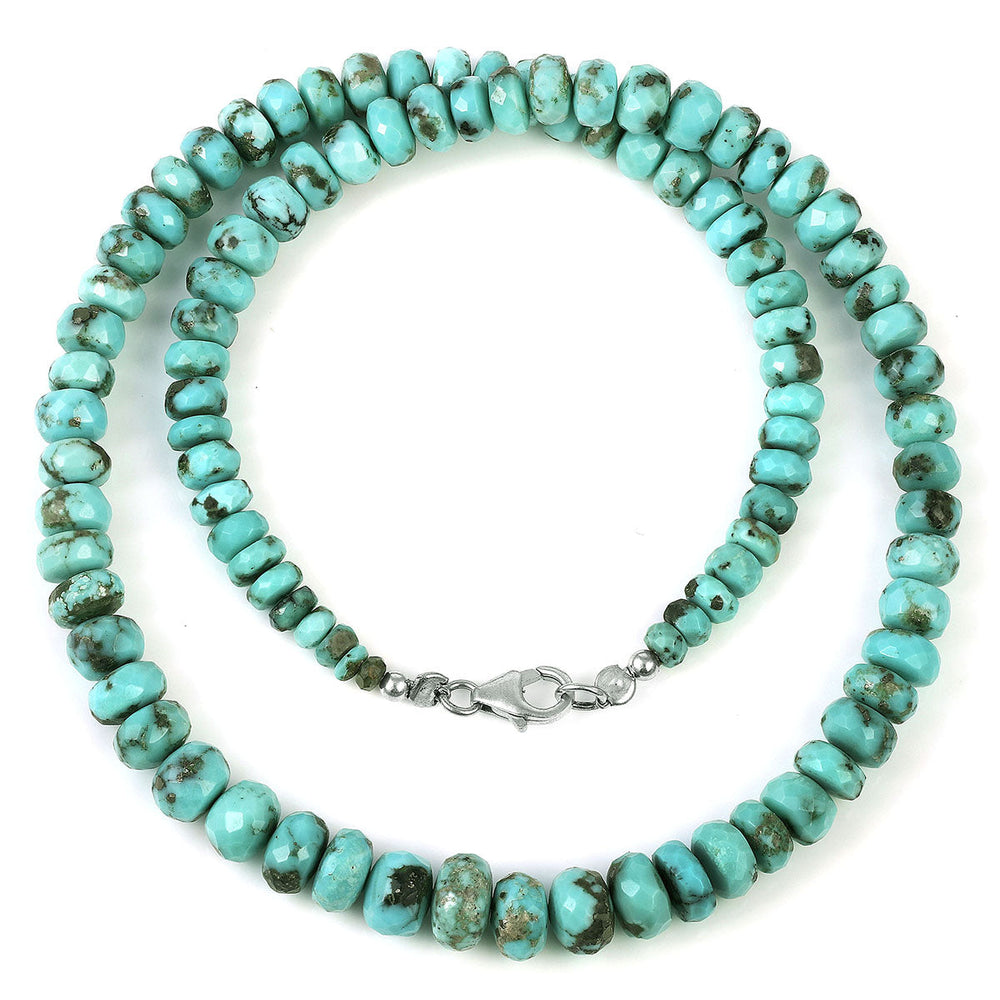 Turquoise Rondelles Choker Necklace