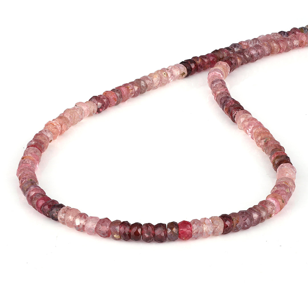 Multi Spinel Sterling Silver Necklace