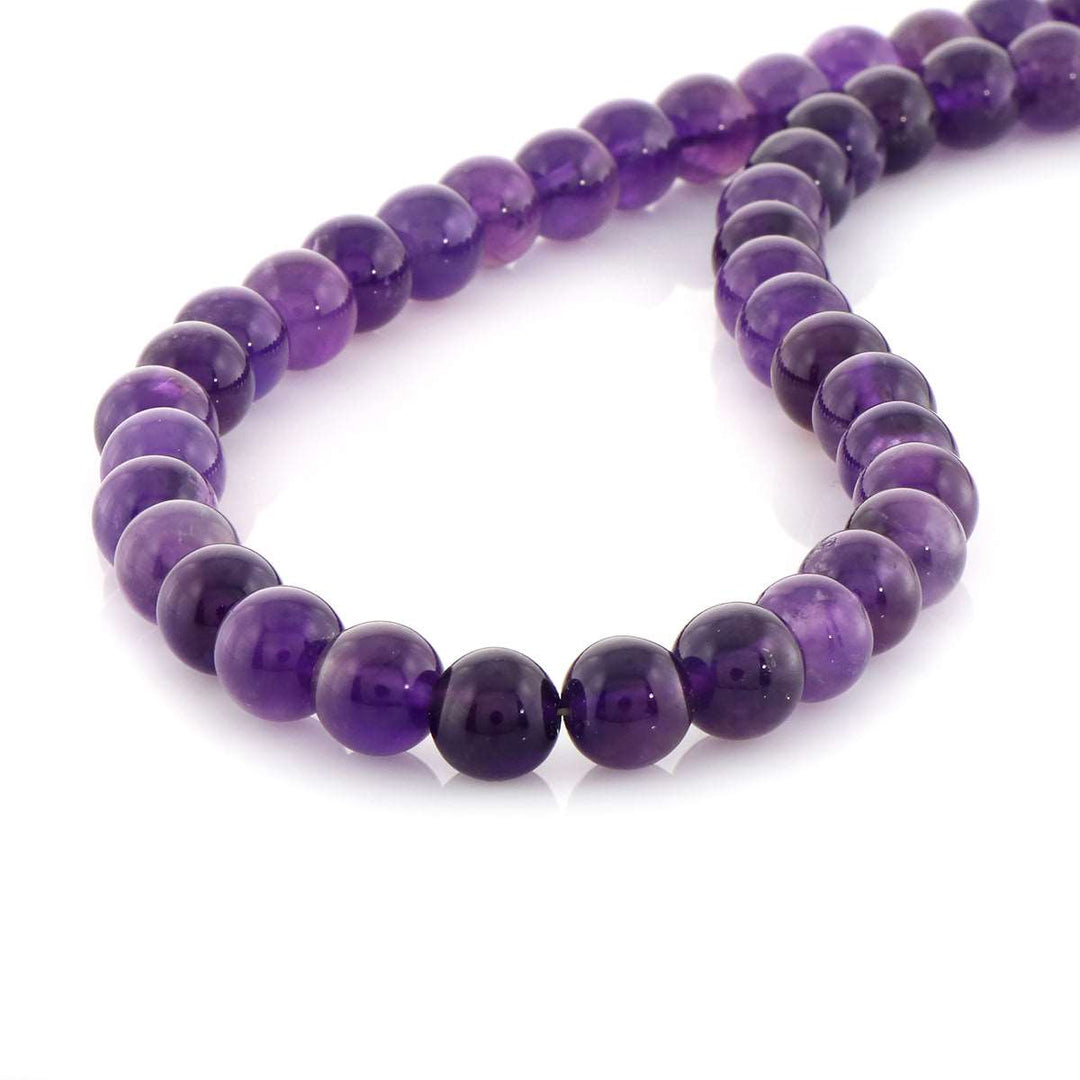 Amethyst Beads Choker Necklace