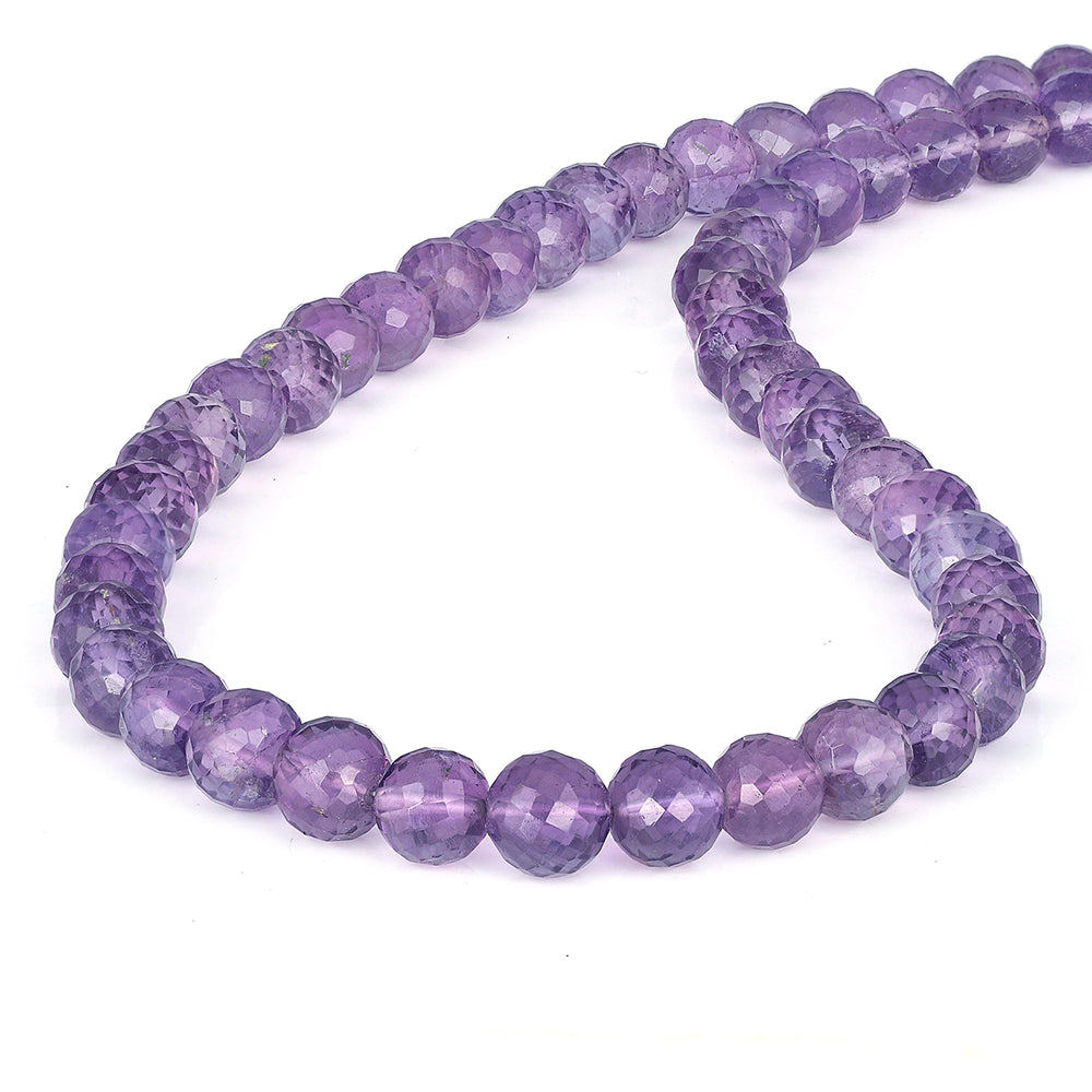 Sterling Silver Amethyst Choker Necklace