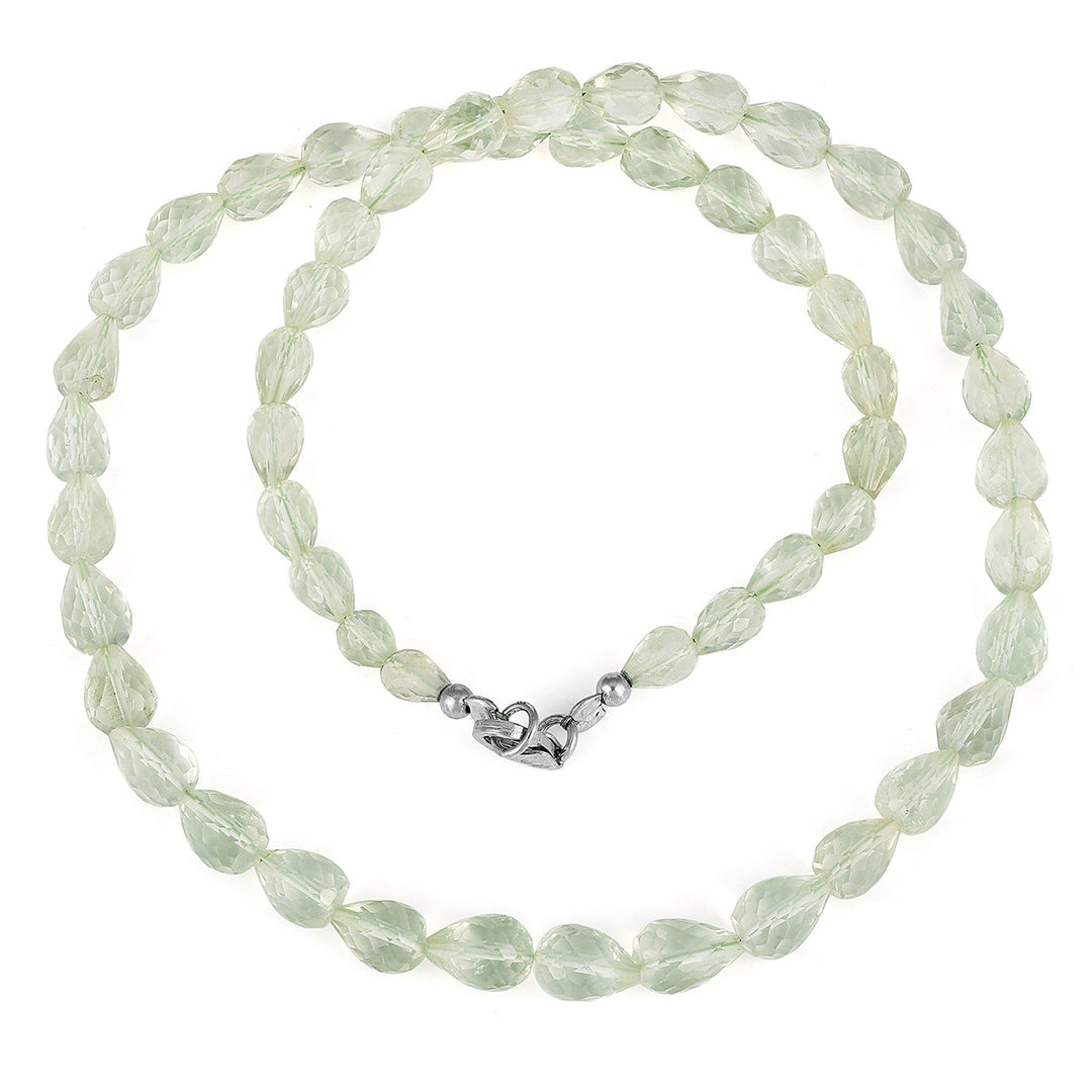 Green Amethyst Drops Choker Necklace