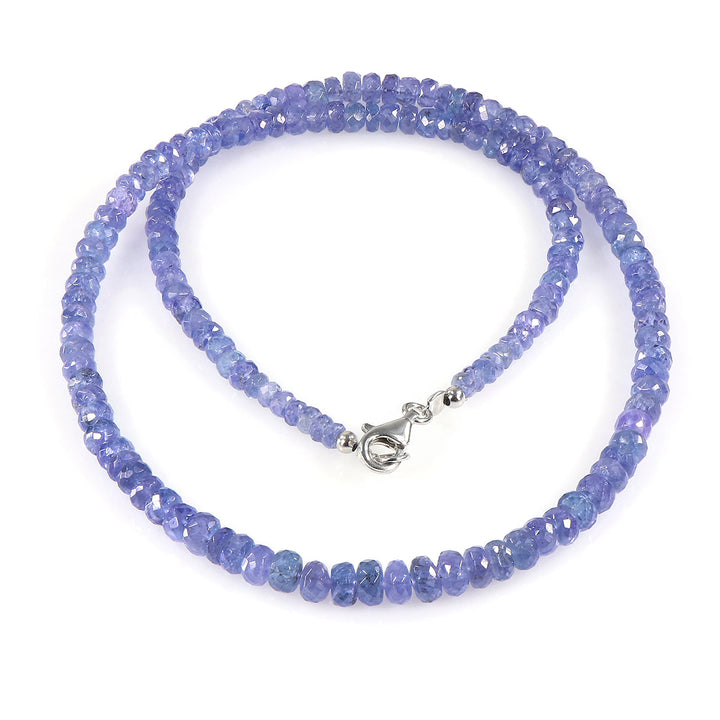 Tanzanite Sterling Silver Choker Necklace