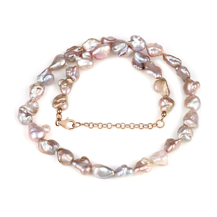 Sterling Silver Pearl Necklace