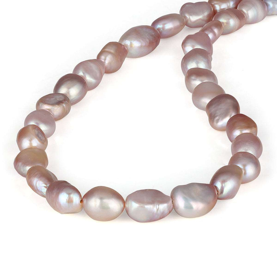 Baroque Pearl Silver Necklace