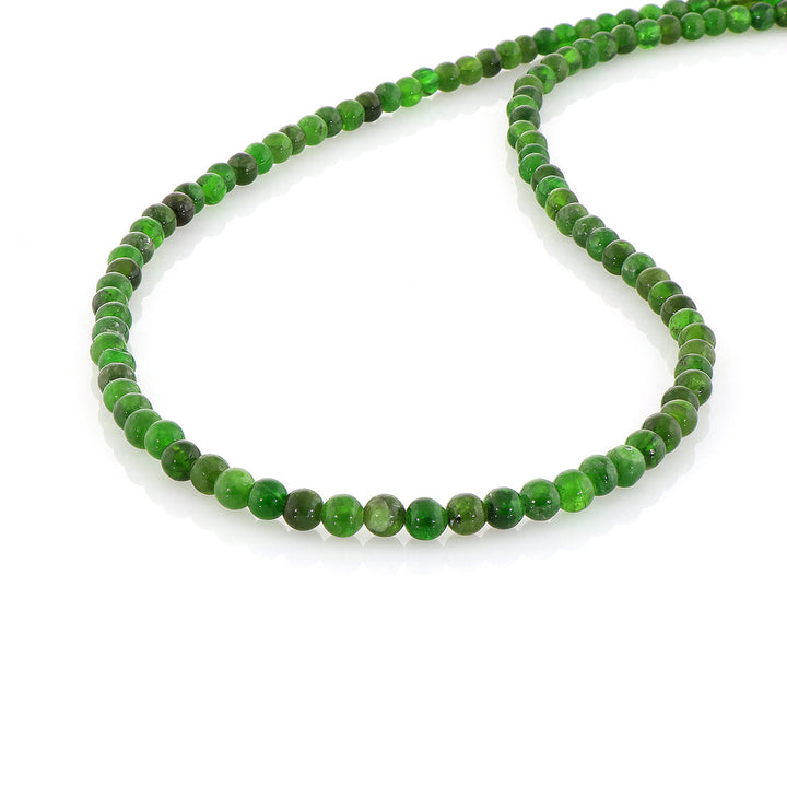 Chrome Diopside Silver Necklace