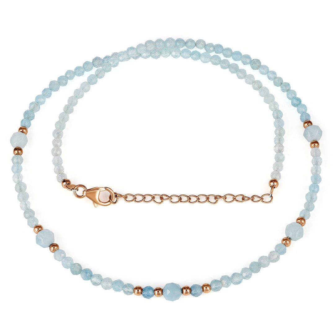 Sterling Silver Aquamarine Necklace