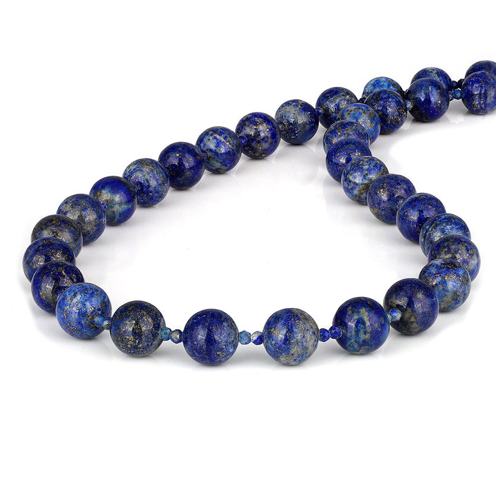 Lapis Lazuli Silver Necklace