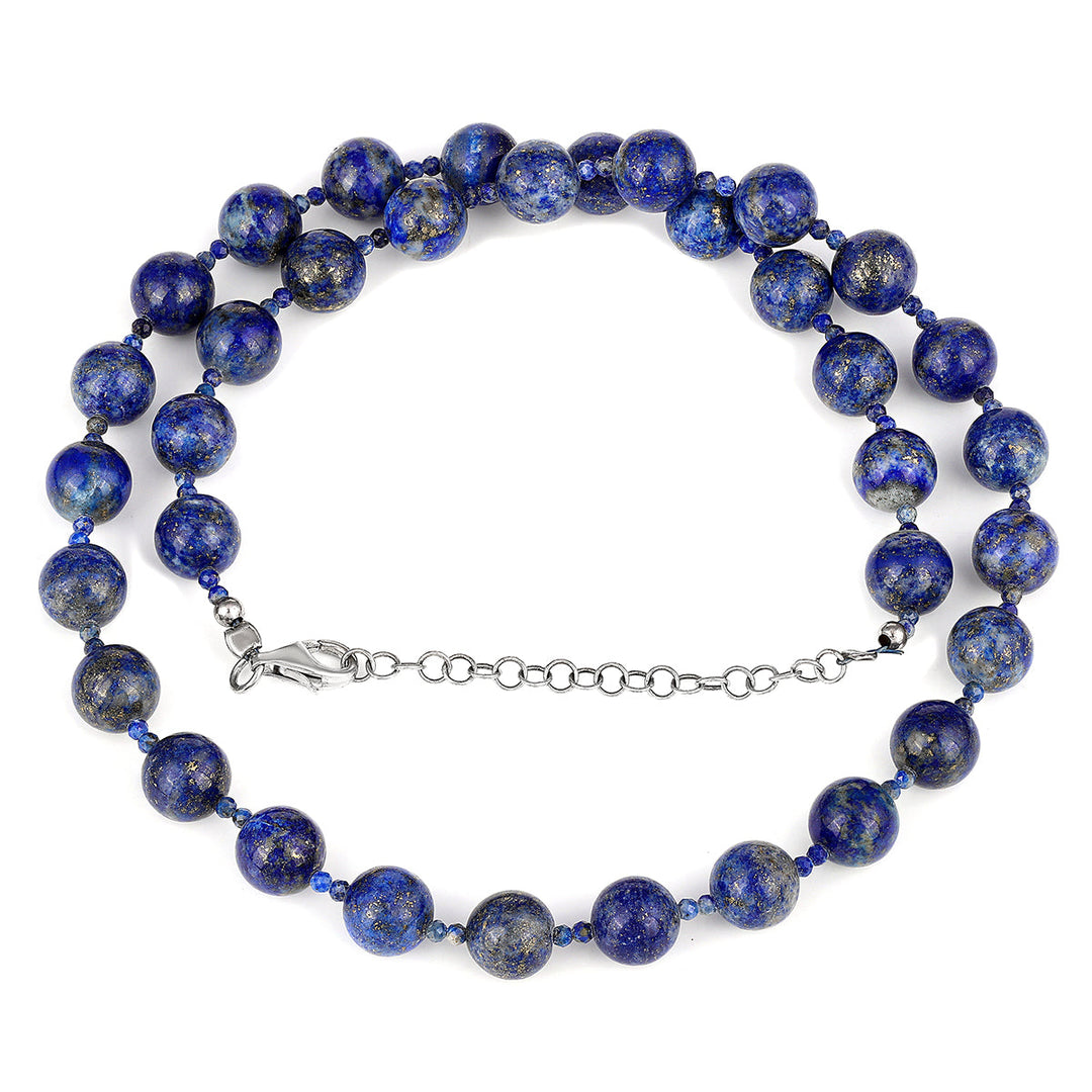 Lapis Lazuli Silver Necklace