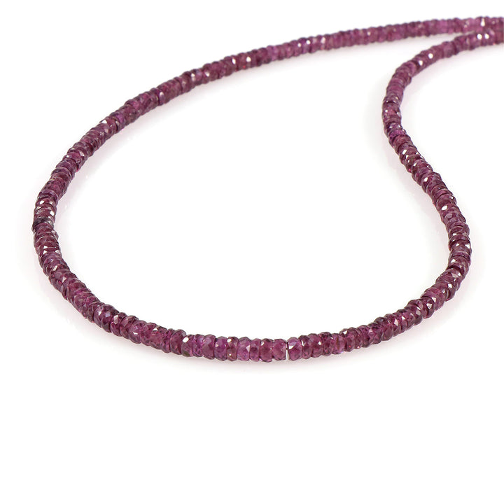 Sterling Silver Garnet Necklace