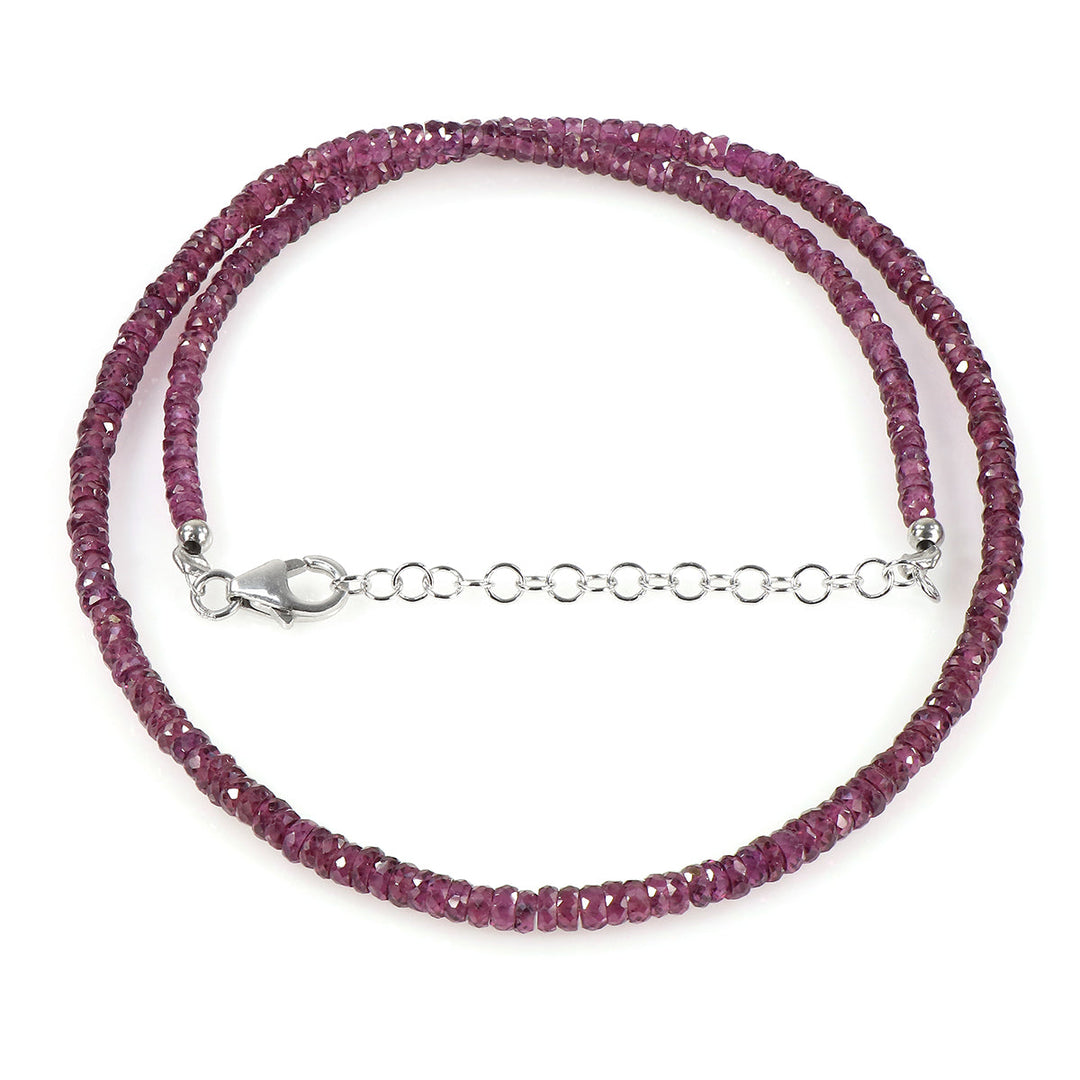 Sterling Silver Garnet Necklace