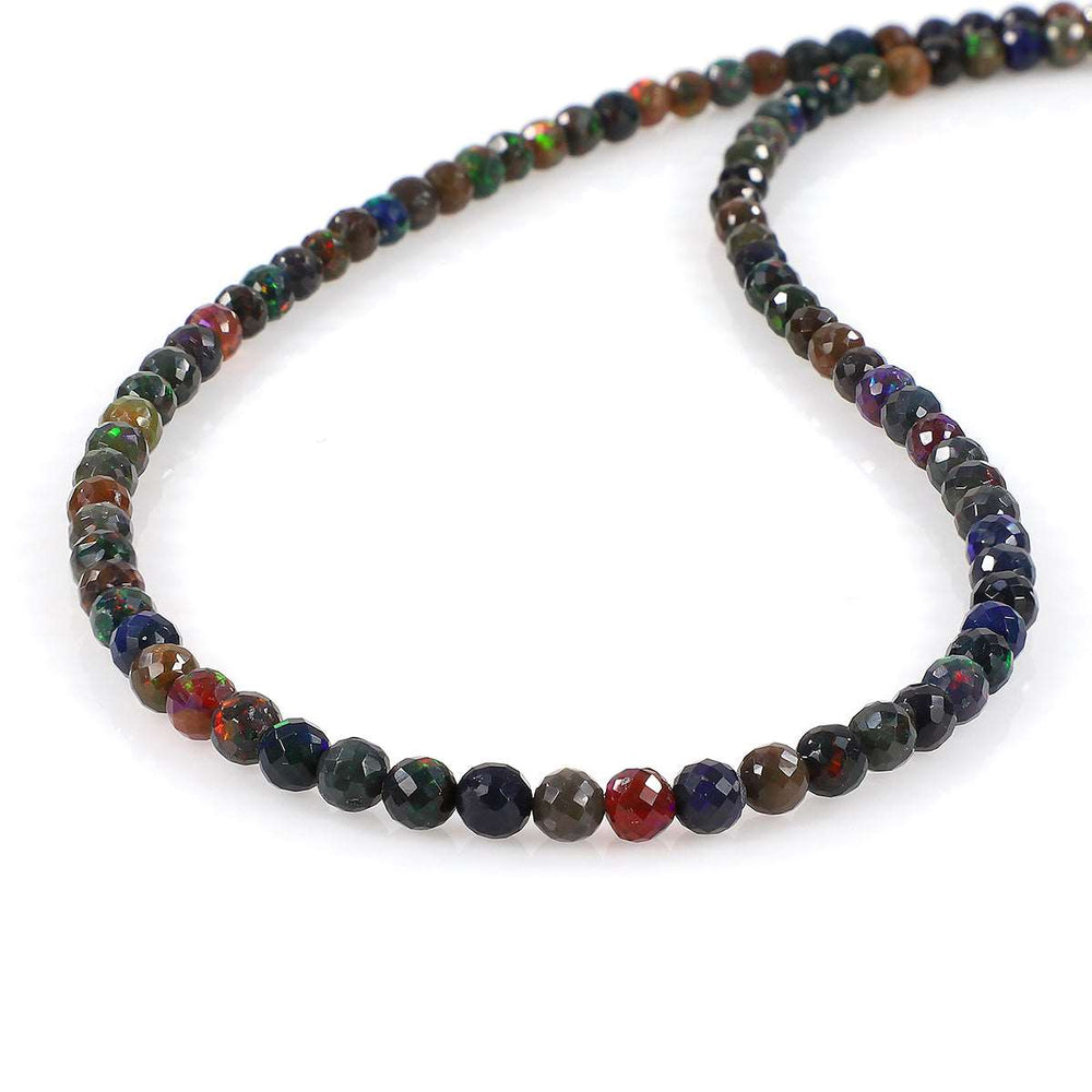 Black Ethiopian Opal Choker Necklace